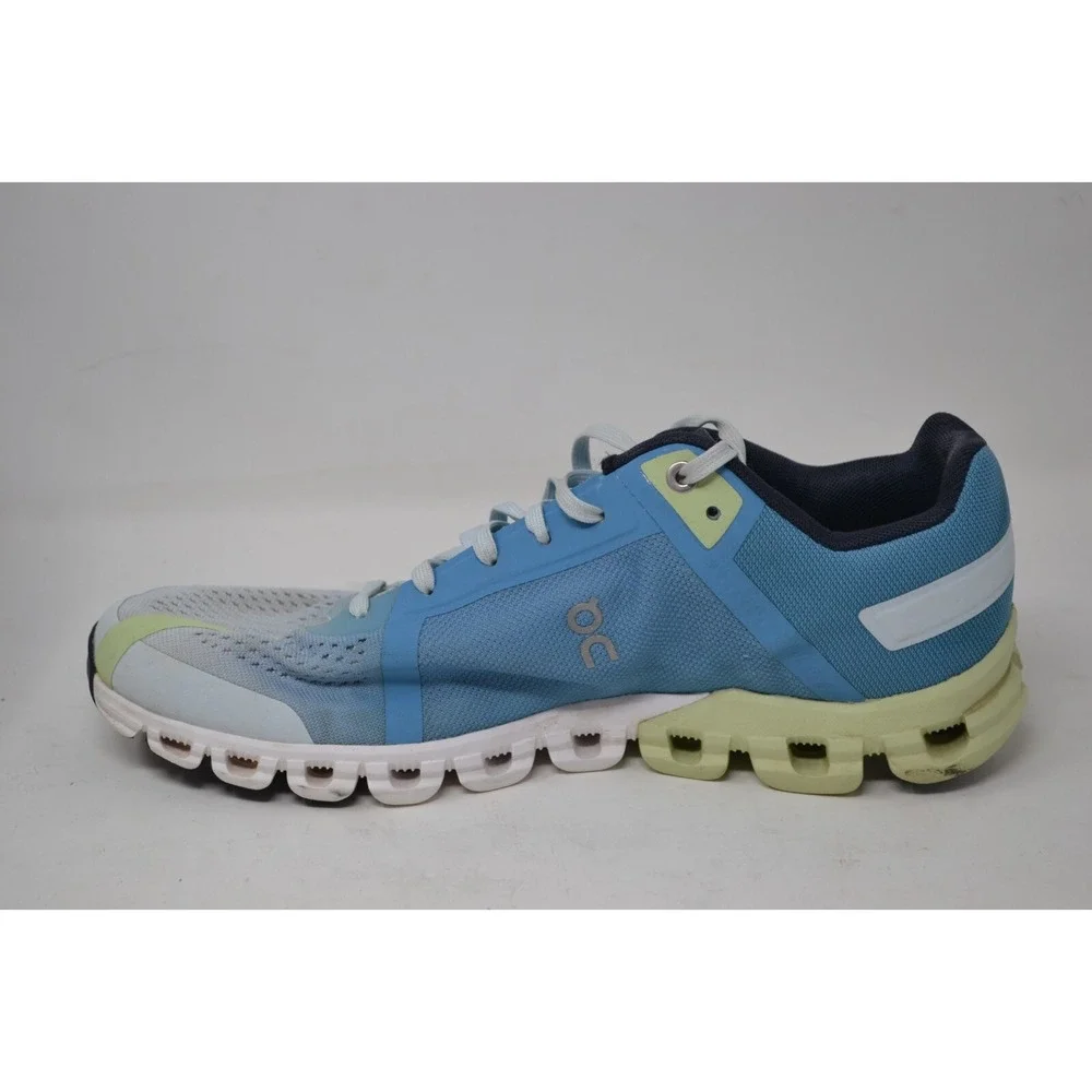 On Running Cloudflow Womens 9.5 Shoes Niagara Meadow Lace Up Athletic‎ Sneakers